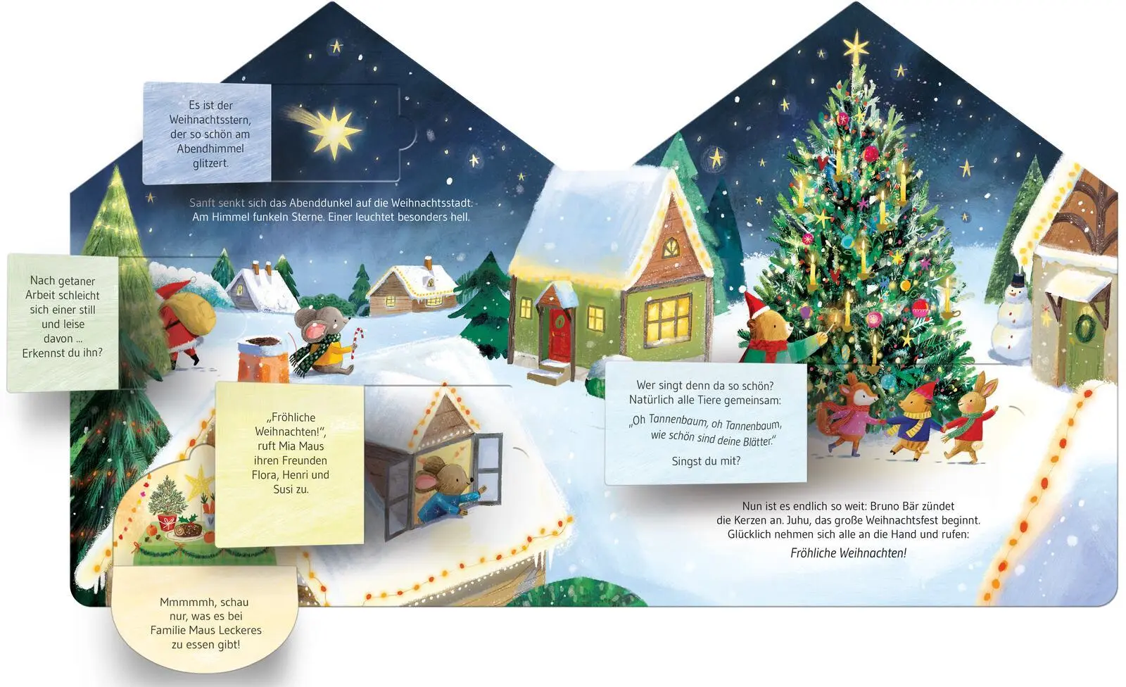 Bild: 9783480241408 | Meine kleine Weihnachtsstadt - Adventskalender | Madlen Ottenschläger