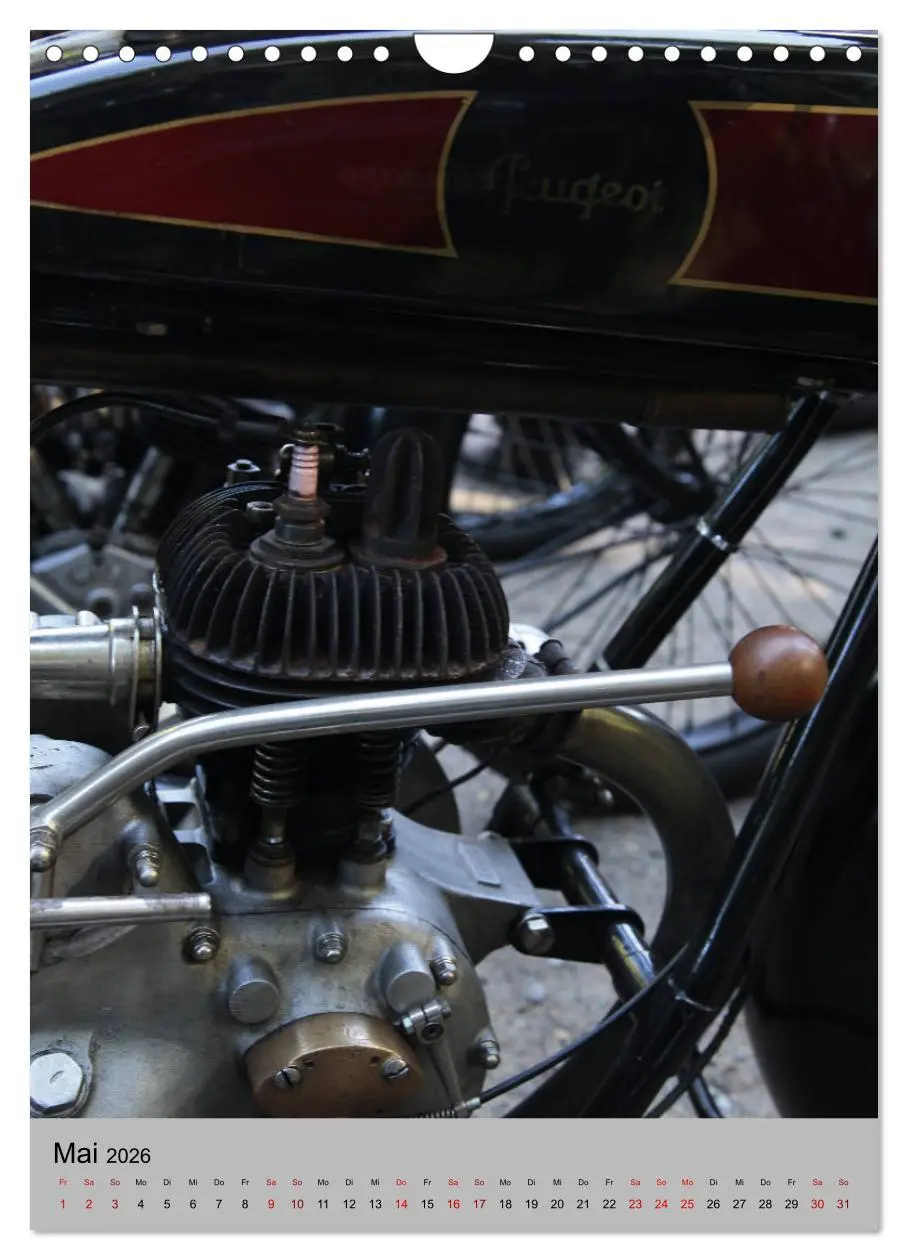 Bild: 9783516421408 | Motorrad Oldtimer - Motoransichten (Wandkalender 2026 DIN A4 hoch),...