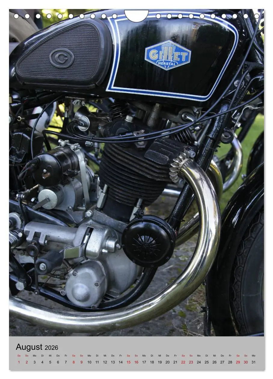 Bild: 9783516421408 | Motorrad Oldtimer - Motoransichten (Wandkalender 2026 DIN A4 hoch),...