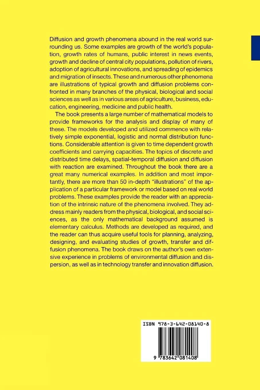 Rückseite: 9783642081408 | Growth and Diffusion Phenomena | Robert B. Banks | Taschenbuch | xix