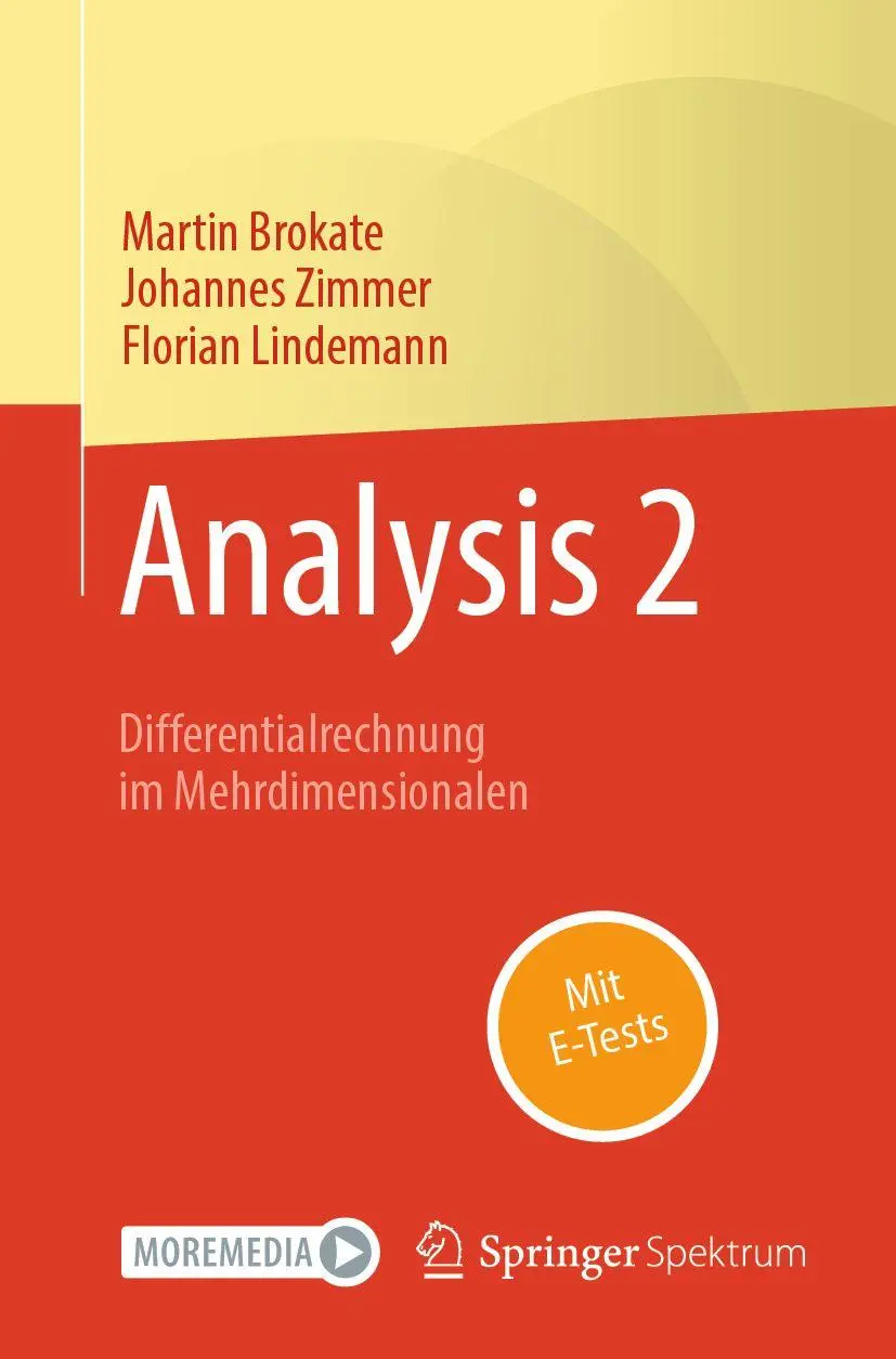 Cover: 9783662711408 | Analysis 2 | Differentialrechnung im Mehrdimensionalen | Bundle | 2026