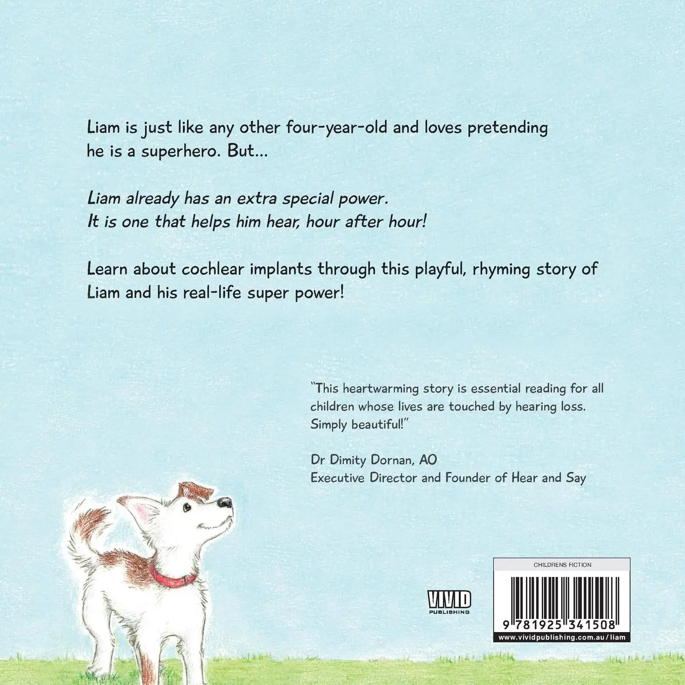 Rückseite: 9781925341508 | The Cochlear Kids | Liam the Superhero | Heidi Dredge | Taschenbuch