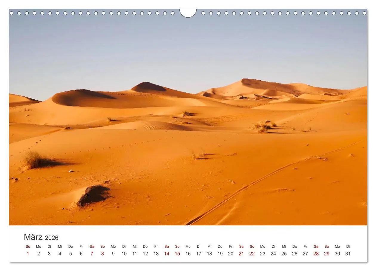 Bild: 9783457561508 | Sahara - Die größte Trockenwüste der Welt. (Wandkalender 2026 DIN...