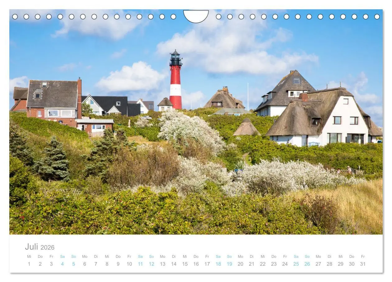 Bild: 9783457311608 | Sylt süchtig (Wandkalender 2026 DIN A4 quer), CALVENDO Monatskalender