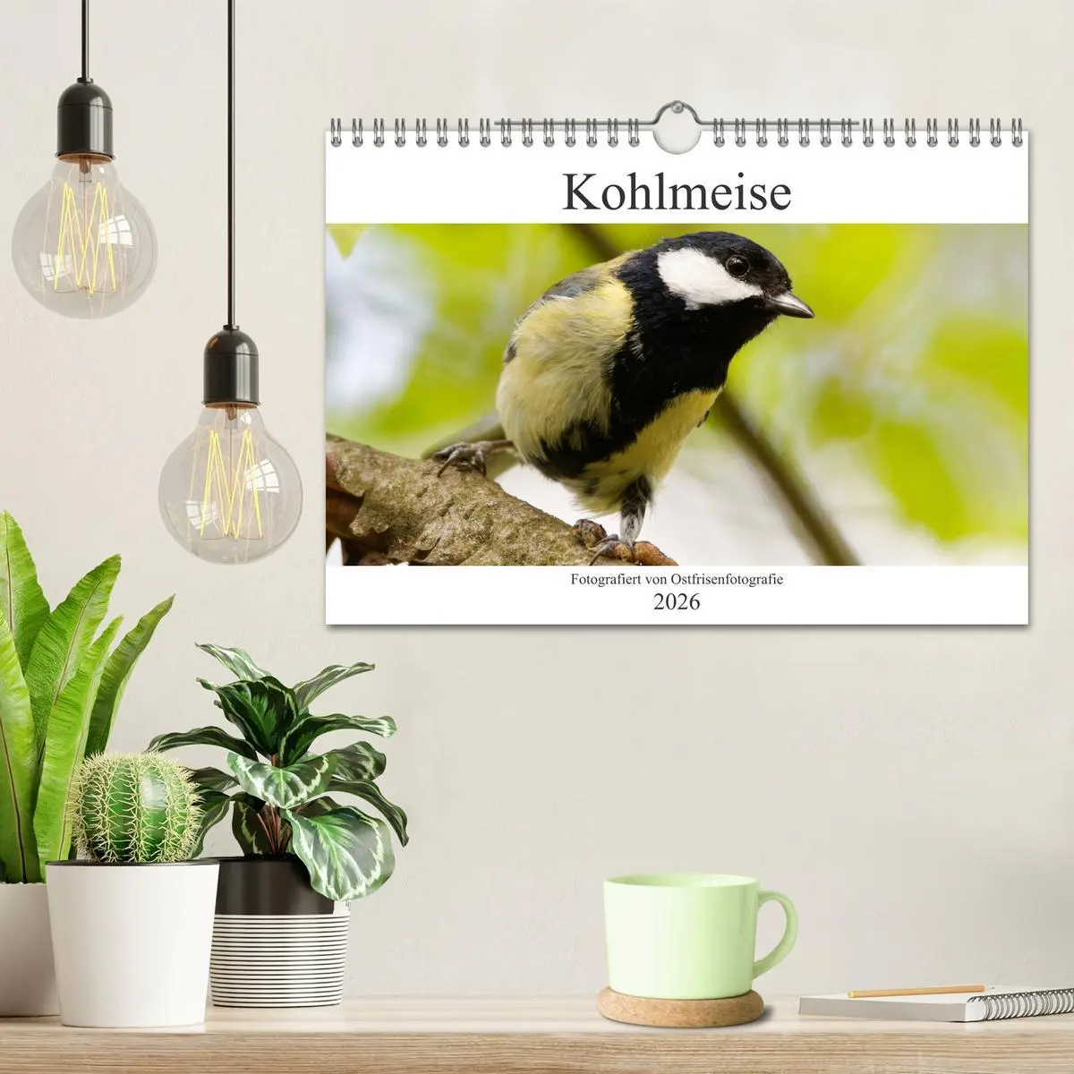 Bild: 9783457621608 | Kohlmeise - Fotografiert von Ostfriesenfotografie (Wandkalender...
