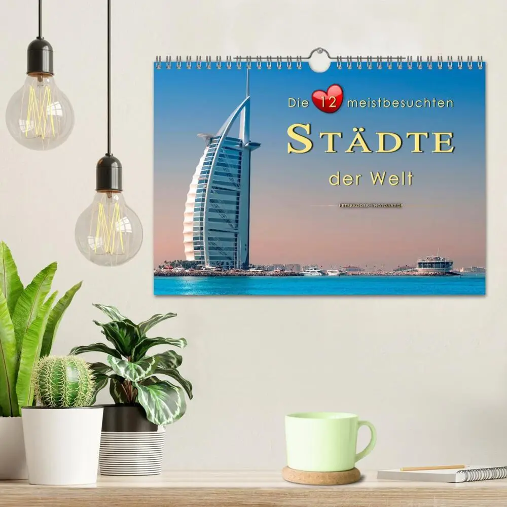 Bild: 9783435381708 | Die 12 meistbesuchten Städte der Welt (Wandkalender 2025 DIN A4...