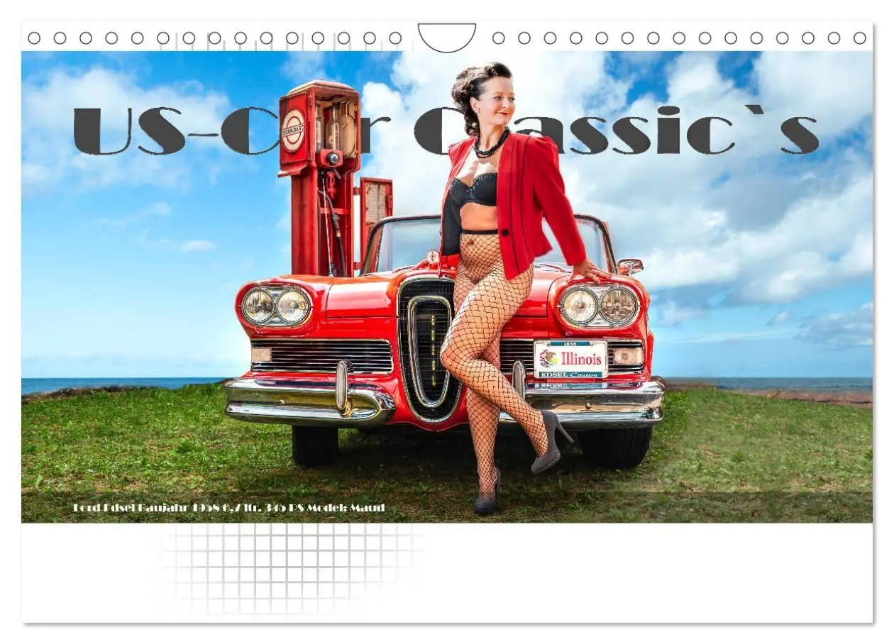 Cover: 9783457781708 | US-Car Classic's (Wandkalender 2026 DIN A4 quer), CALVENDO...