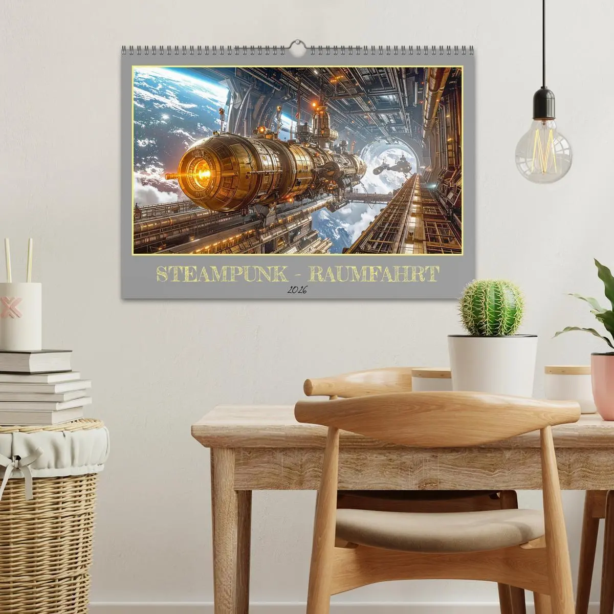 Bild: 9783516631708 | Steampunk-Raumfahrt (Wandkalender 2026 DIN A3 quer), CALVENDO...
