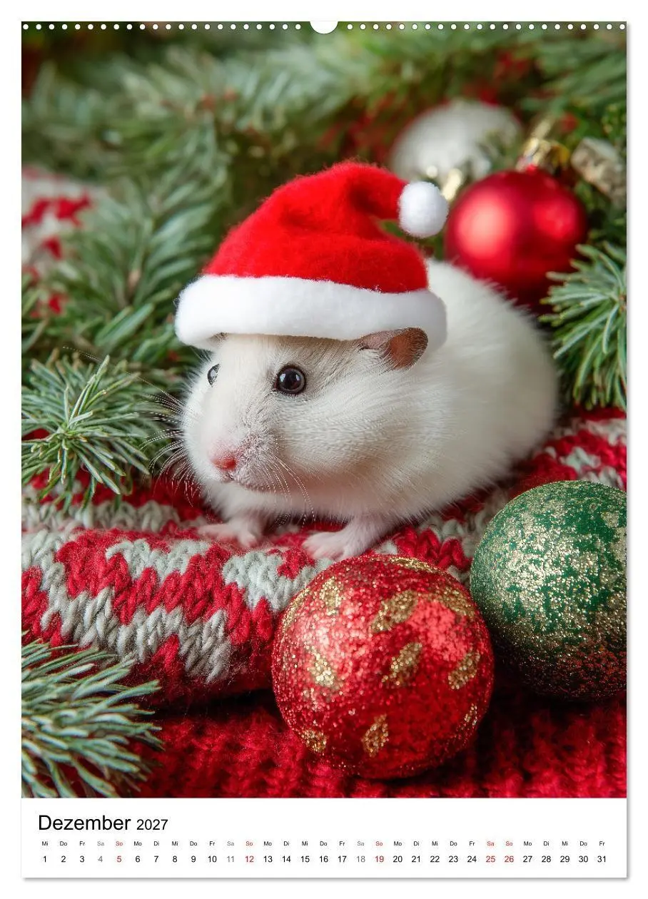Bild: 9783516871708 | Hamster - süße Tiere zum Verlieben (Wandkalender 2027 DIN A2 hoch),...