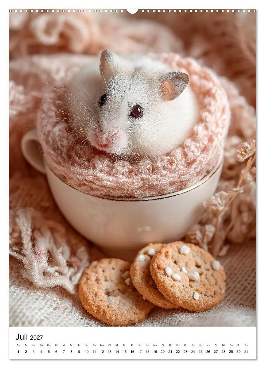 Bild: 9783516871708 | Hamster - süße Tiere zum Verlieben (Wandkalender 2027 DIN A2 hoch),...