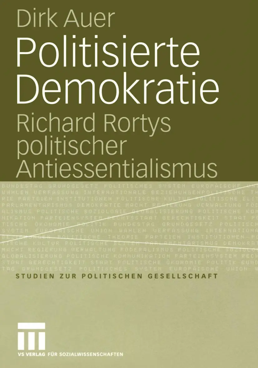Cover: 9783810041708 | Politisierte Demokratie | Dirk Auer | Taschenbuch | 208 S. | Deutsch
