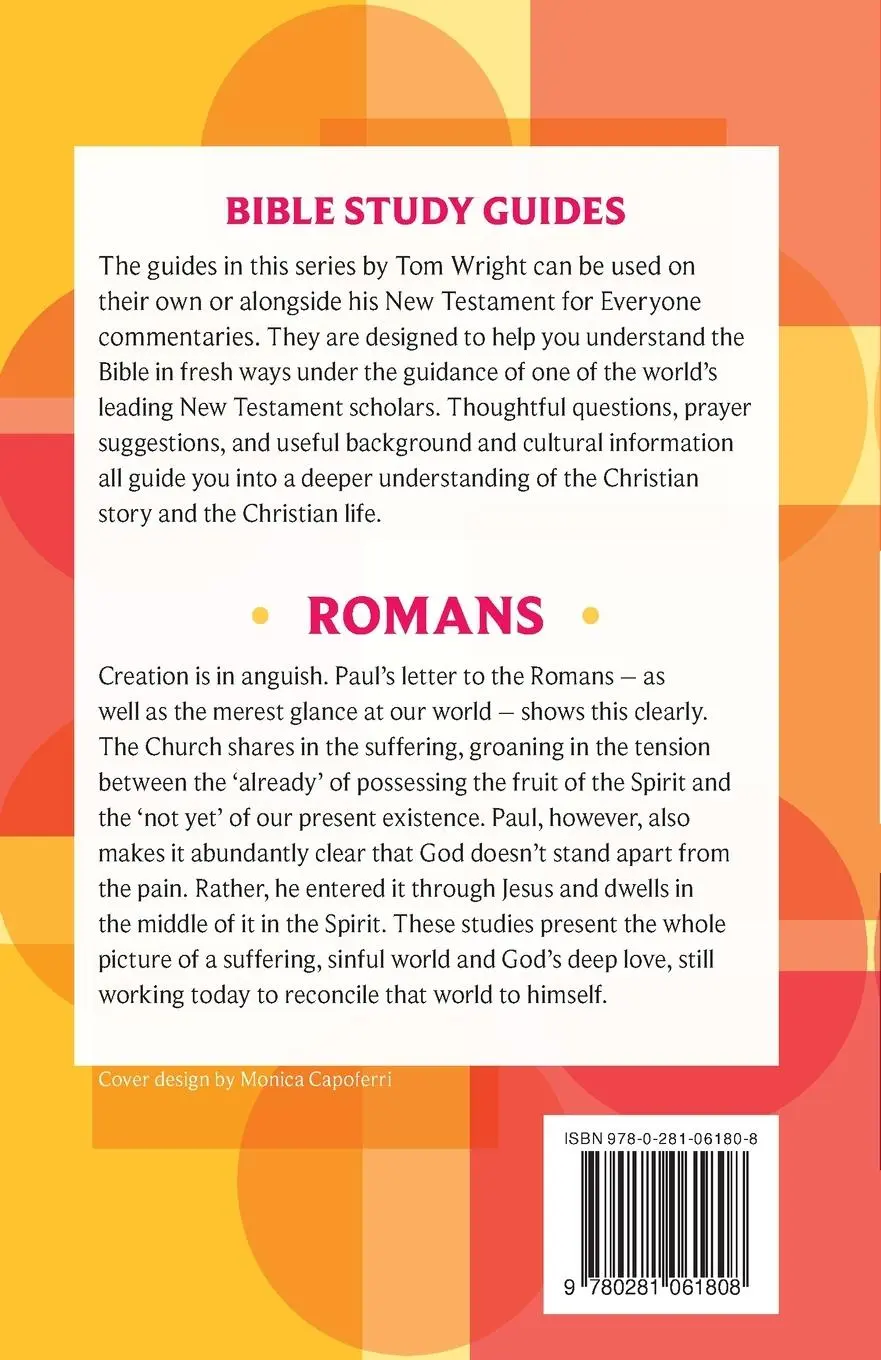 Rückseite: 9780281061808 | For Everyone Bible Study Guide | Romans | Tom Wright | Taschenbuch