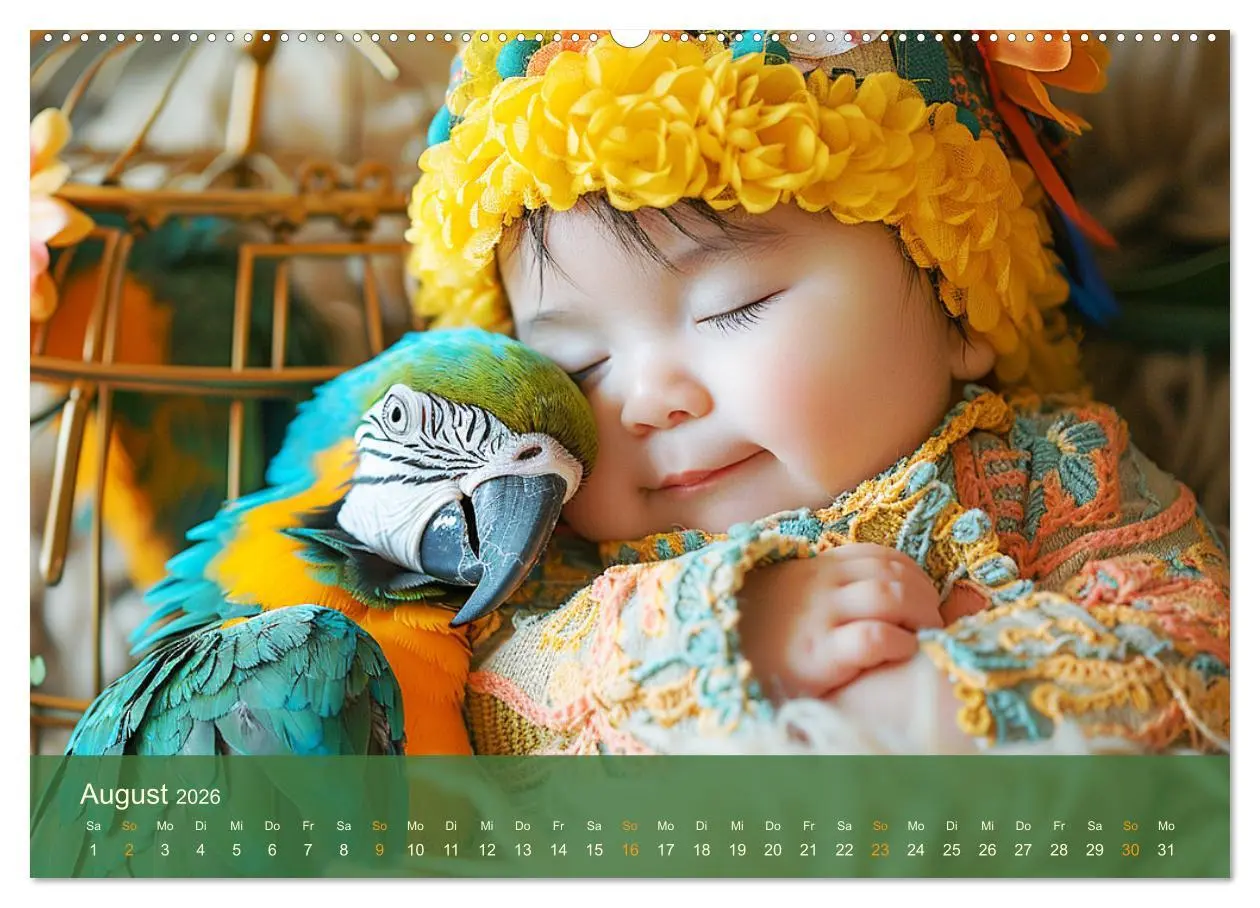 Bild: 9783457391808 | Zauberhafte Babys. Süße Momente mit niedlichen Tieren (Wandkalender...