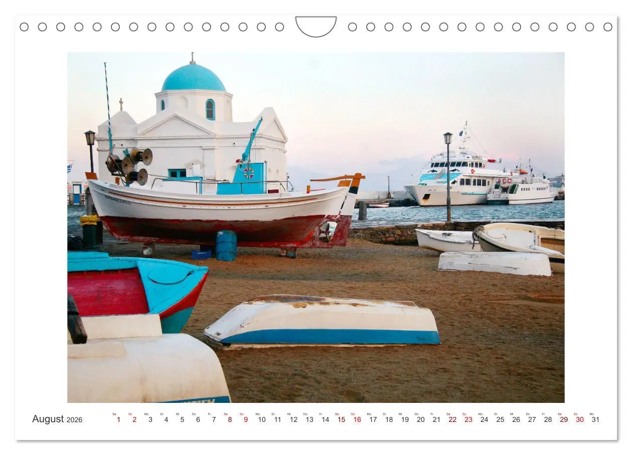Bild: 9783457601808 | Griechischer Charme (Wandkalender 2026 DIN A4 quer), CALVENDO...