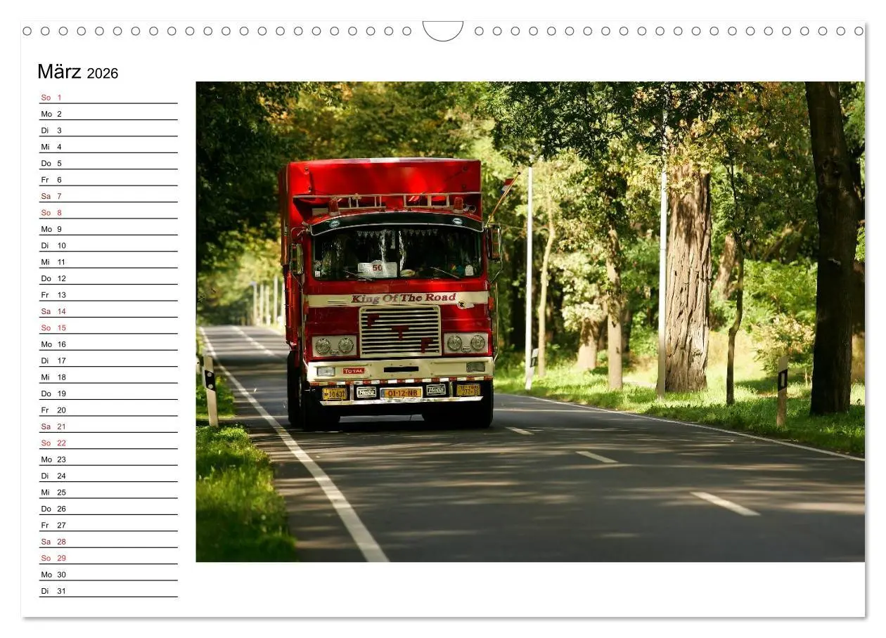 Bild: 9783516001808 | Klassische Lastkraftwagen (Wandkalender 2026 DIN A3 quer), CALVENDO...
