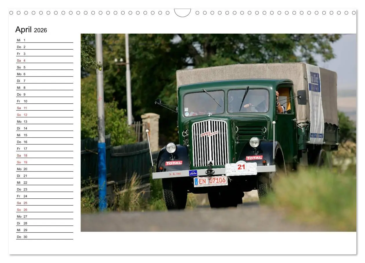 Bild: 9783516001808 | Klassische Lastkraftwagen (Wandkalender 2026 DIN A3 quer), CALVENDO...