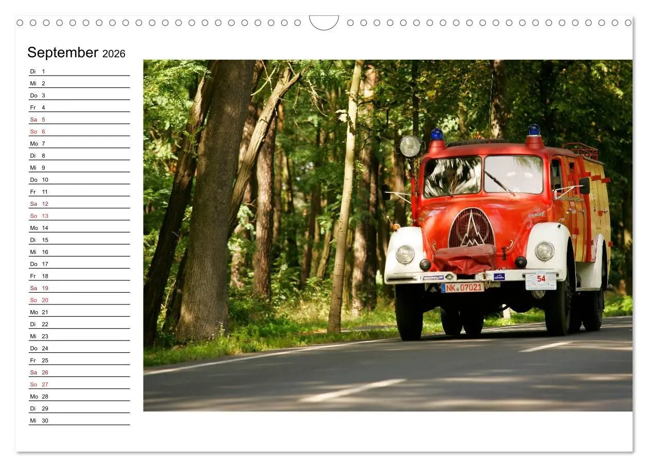Bild: 9783516001808 | Klassische Lastkraftwagen (Wandkalender 2026 DIN A3 quer), CALVENDO...
