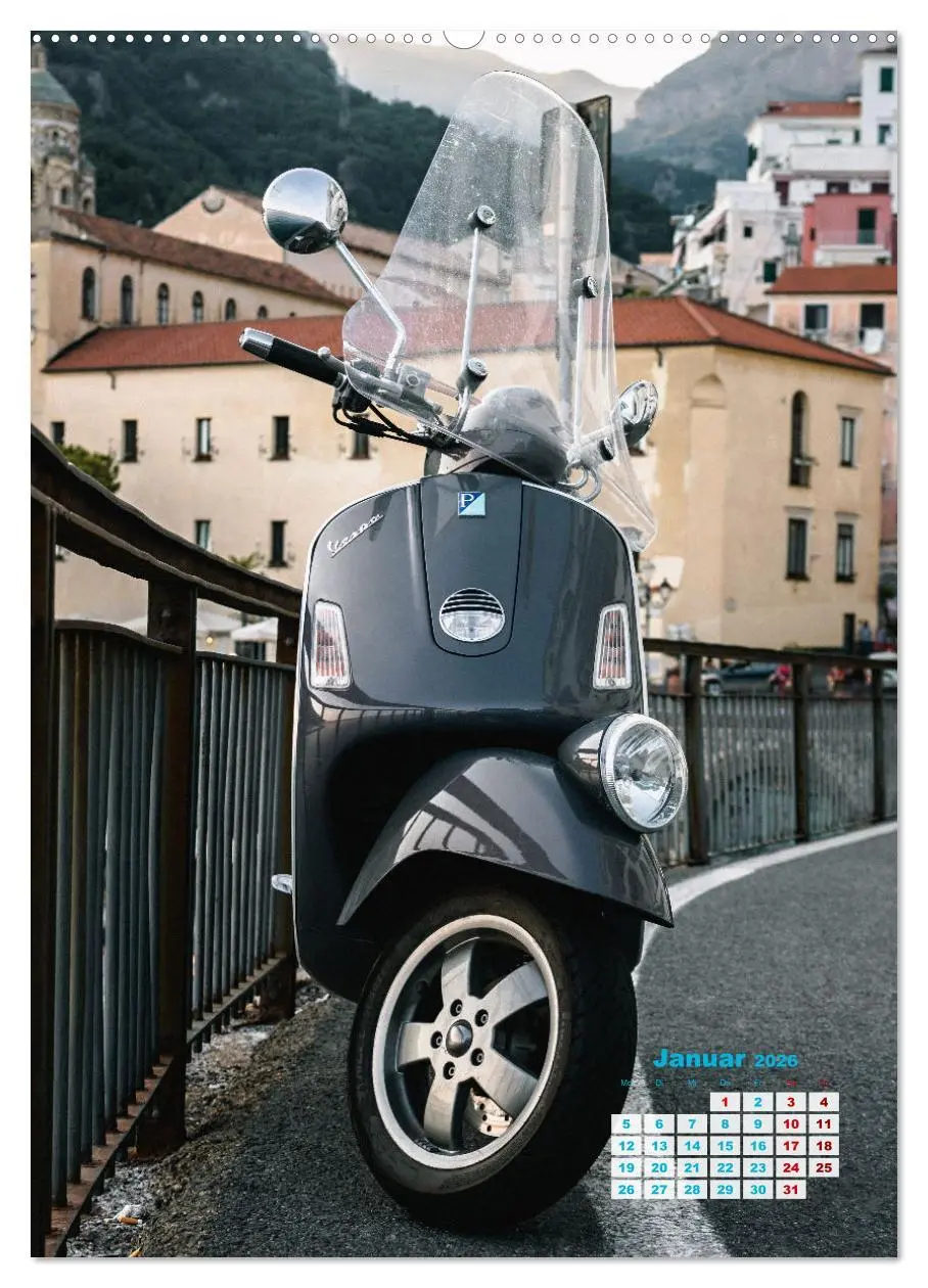 Bild: 9783516311808 | Die Liebe zur Vespa (hochwertiger Premium Wandkalender 2026 DIN A2...