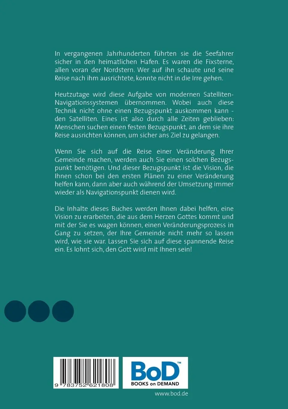 Rückseite: 9783752621808 | Die Vision als Fixstern der Veränderung | Hans-Werner Zöllner | Buch