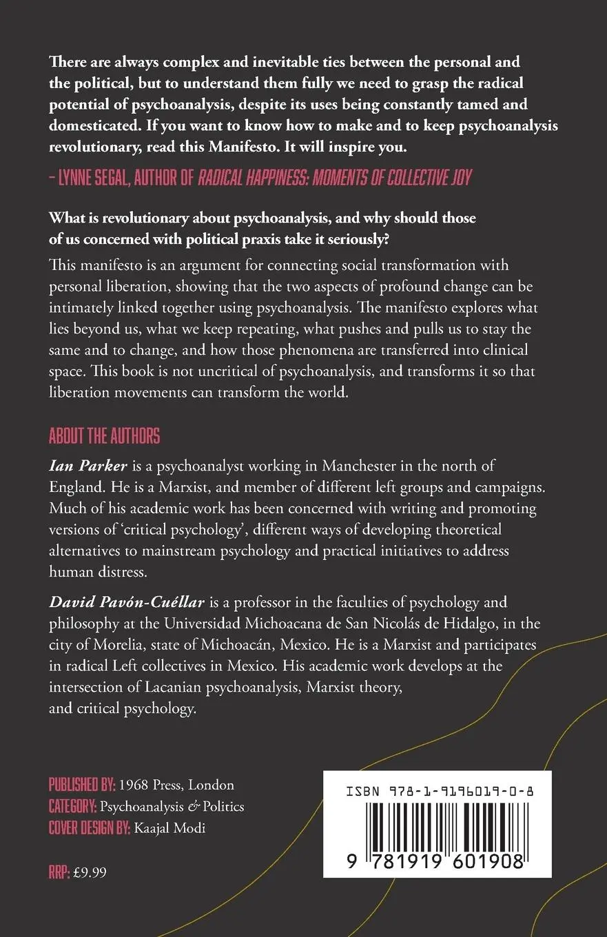 Rückseite: 9781919601908 | Psychoanalysis and Revolution | Ian Parker (u. a.) | Taschenbuch