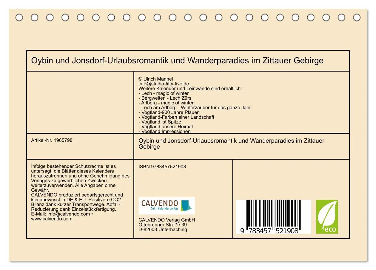 Bild: 9783457521908 | Oybin und Jonsdorf-Urlaubsromantik und Wanderparadies im Zittauer...