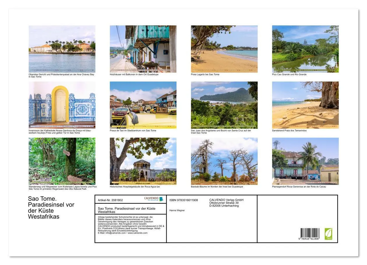 Bild: 9783516611908 | Sao Tome. Paradiesinsel vor der Küste Westafrikas (Wandkalender...