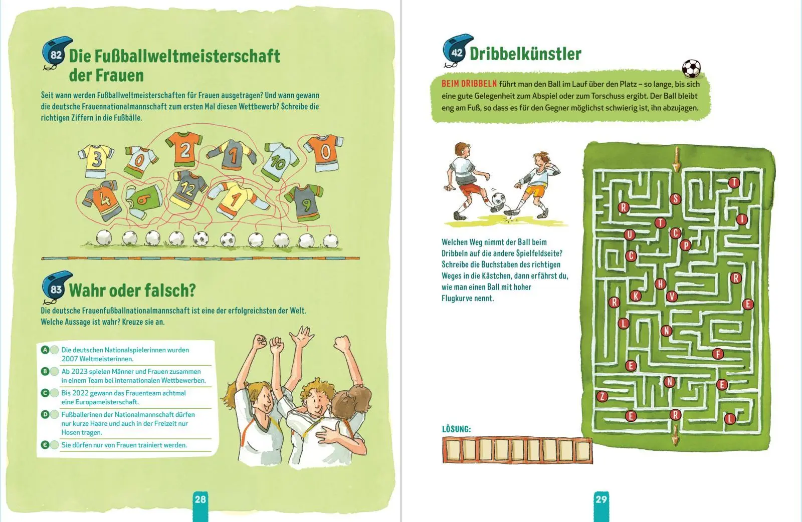 Bild: 9783551191908 | Das große Fußball-Rätselbuch | Nikki Busch (u. a.) | Taschenbuch