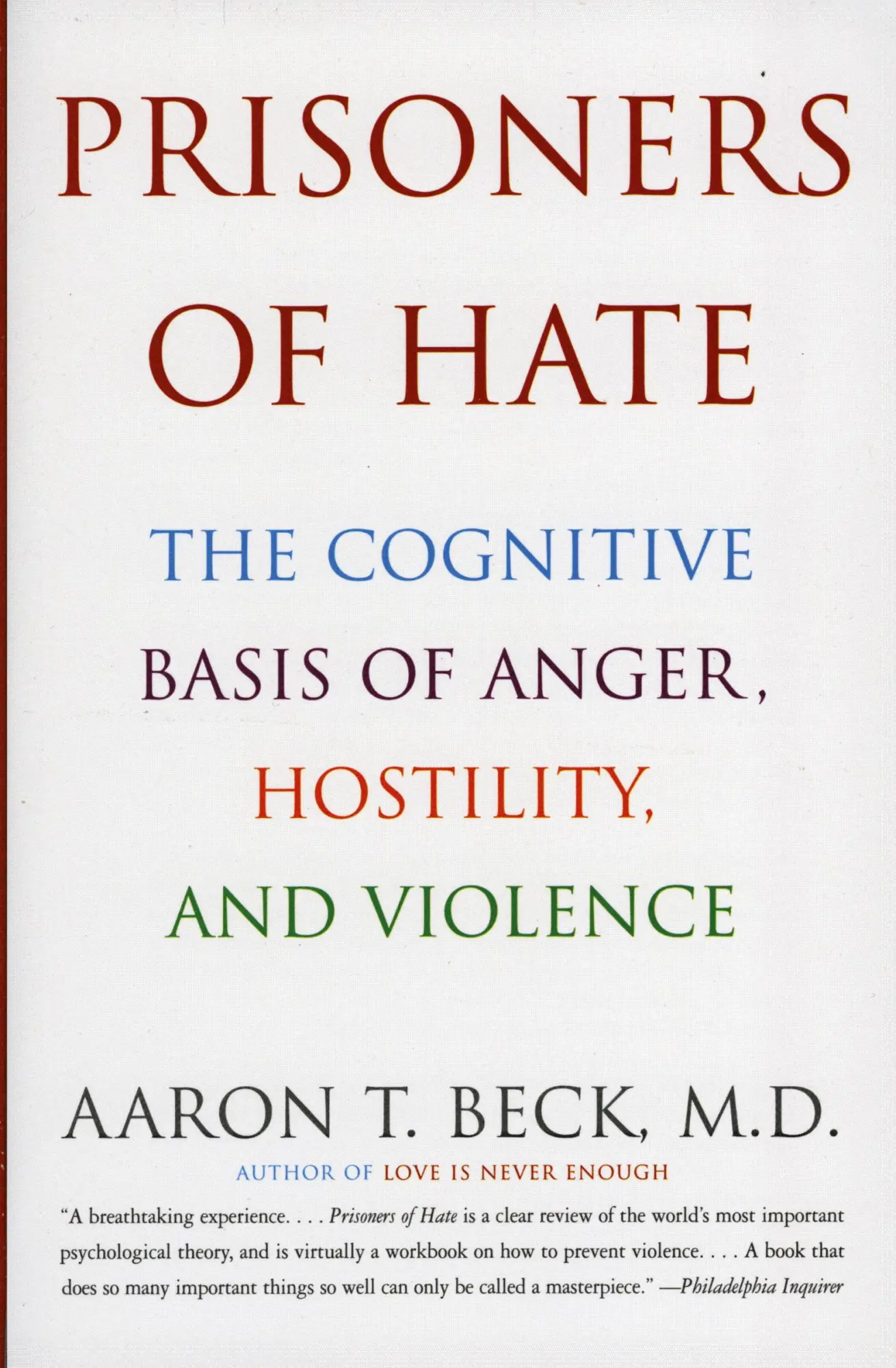 Cover: 9780060932008 | Prisoners of Hate | Aaron T Beck | Taschenbuch | Englisch | 2000