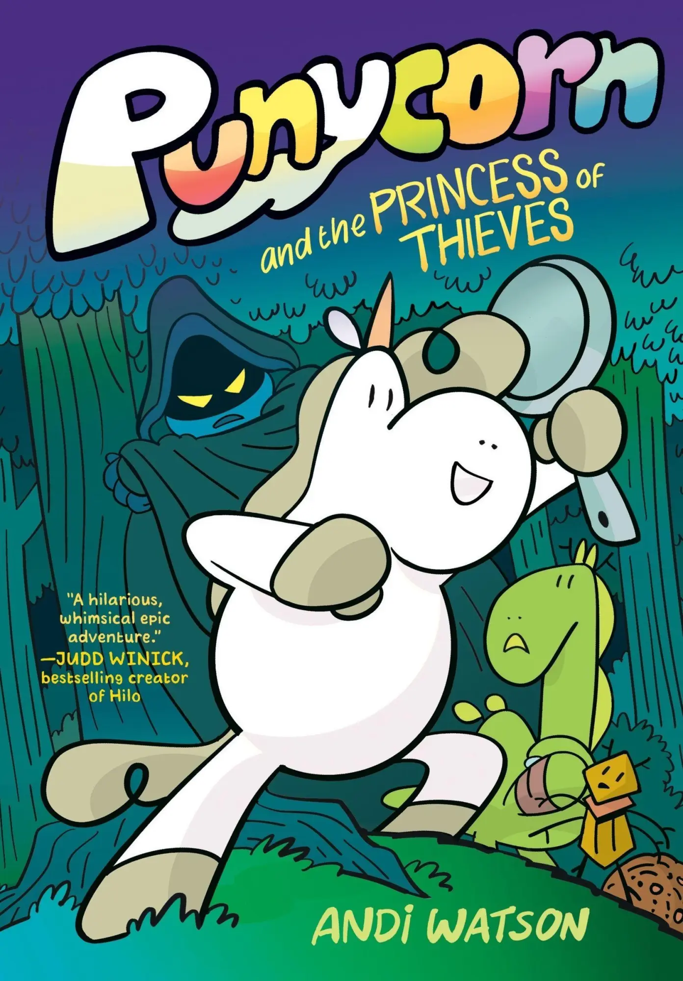 Cover: 9780358572008 | Punycorn and the Princess of Thieves | A Graphic Novel | Andi Watson
