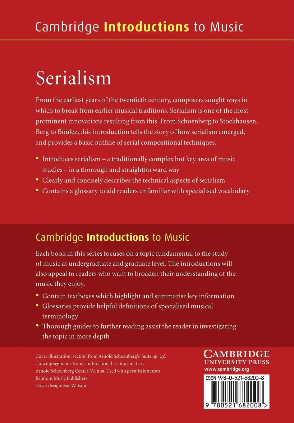 Rückseite: 9780521682008 | Serialism | Arnold Whittall | Taschenbuch | Englisch | 2008