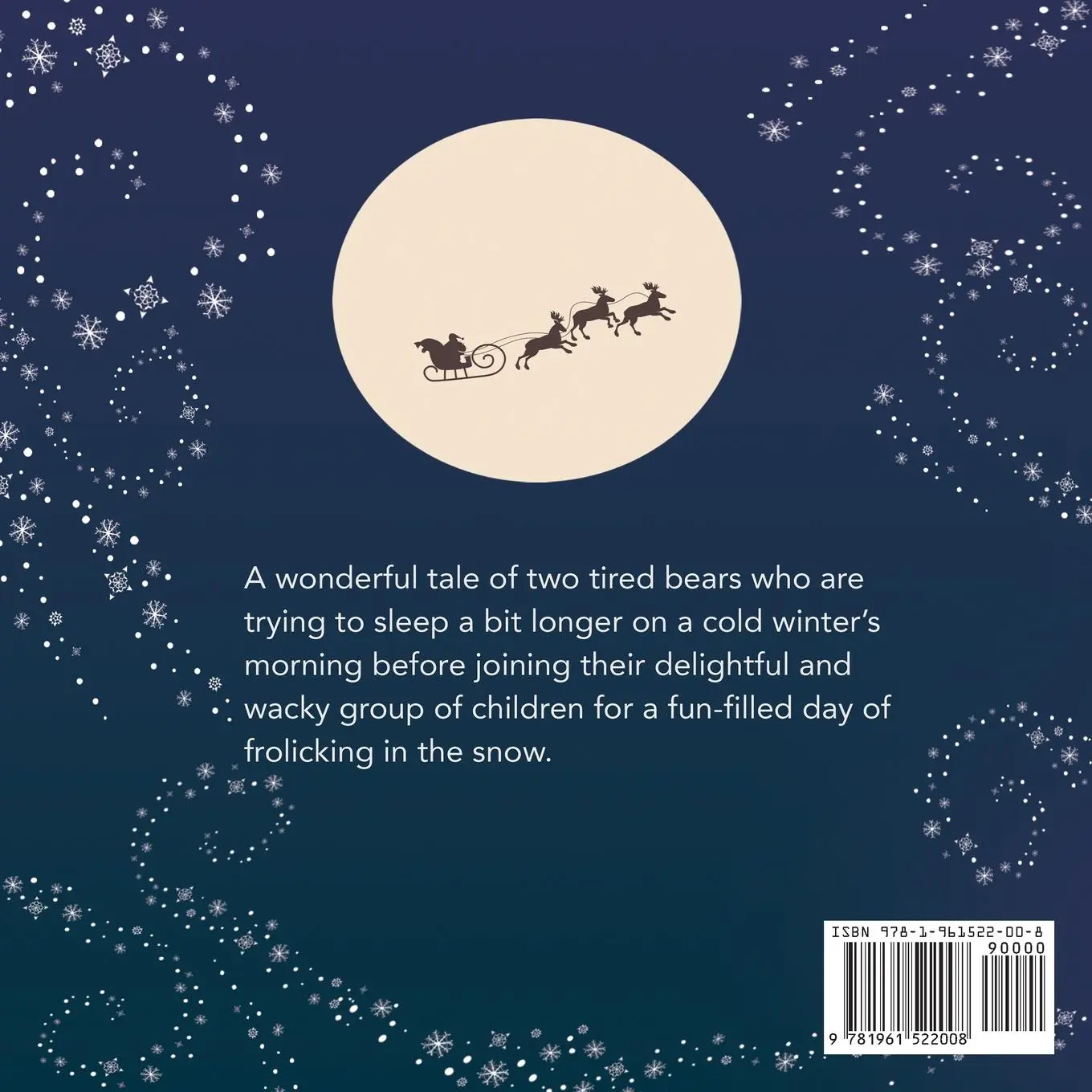 Rückseite: 9781961522008 | Winter Bears | A Tale of Two Tired Bears and One Magical Morning