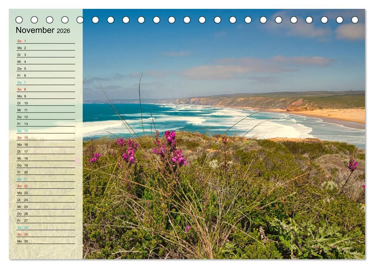 Bild: 9783457652008 | Die Küste der Algarve (Tischkalender 2026 DIN A5 quer), CALVENDO...