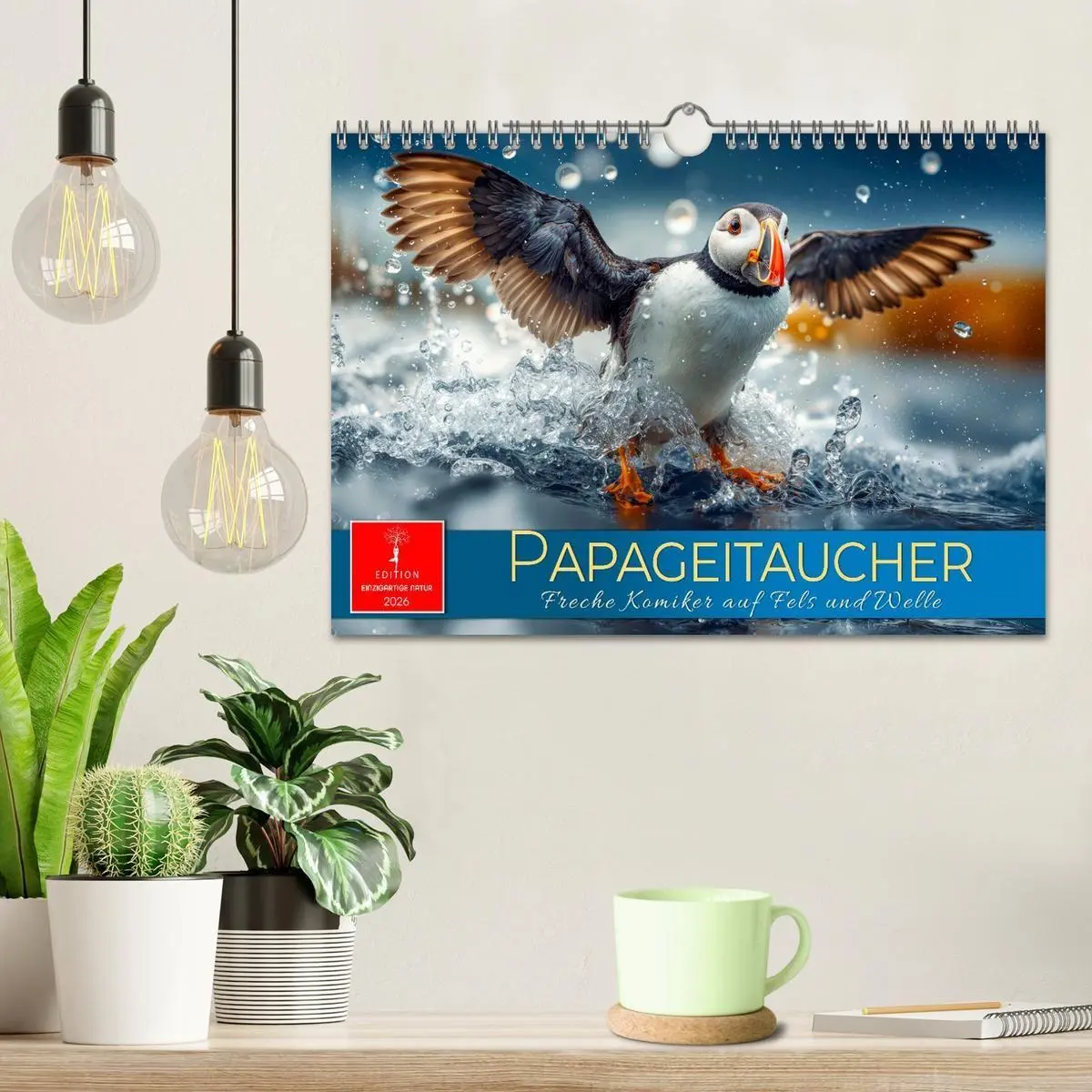 Bild: 9783516672008 | Papageitaucher - Freche Komiker auf Fels und Welle (Wandkalender...