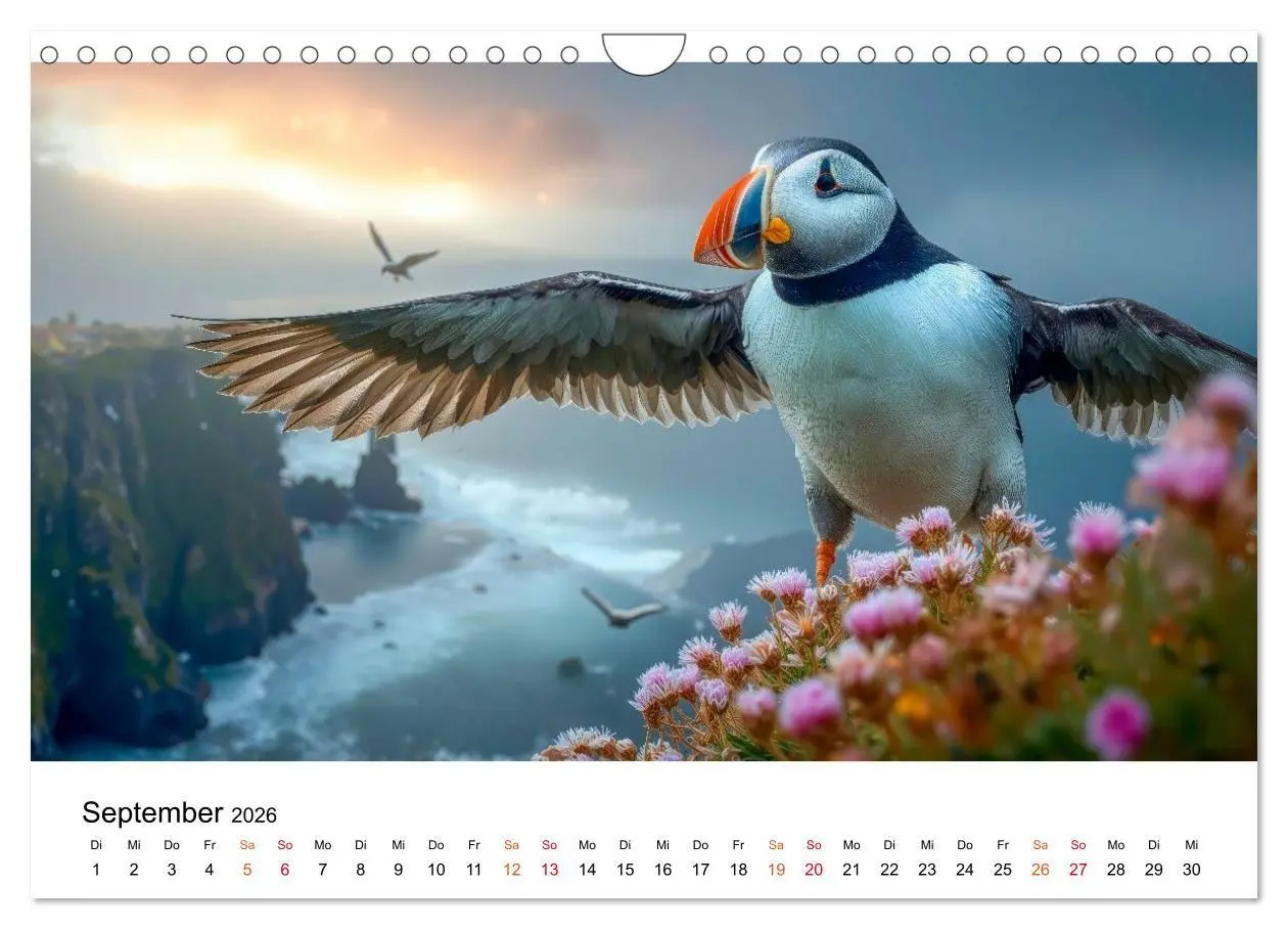 Bild: 9783516672008 | Papageitaucher - Freche Komiker auf Fels und Welle (Wandkalender...
