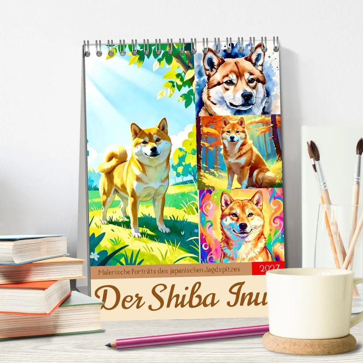 Bild: 9783594272008 | Der Shiba Inu (Tischkalender 2027 DIN A5 hoch), CALVENDO...