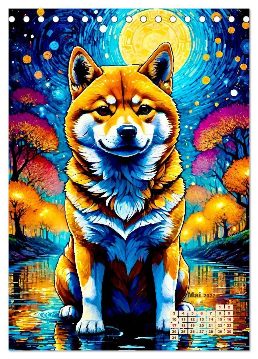 Bild: 9783594272008 | Der Shiba Inu (Tischkalender 2027 DIN A5 hoch), CALVENDO...