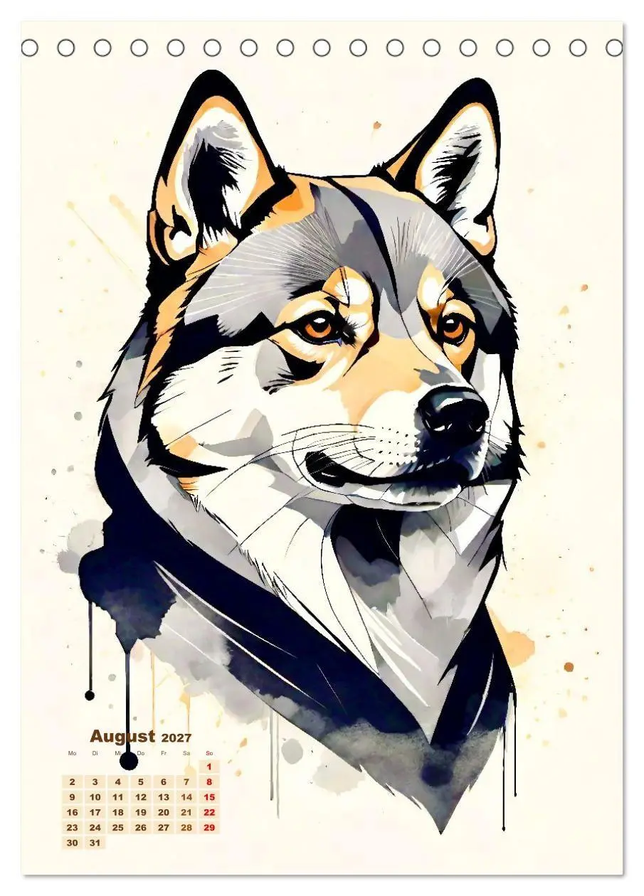 Bild: 9783594272008 | Der Shiba Inu (Tischkalender 2027 DIN A5 hoch), CALVENDO...
