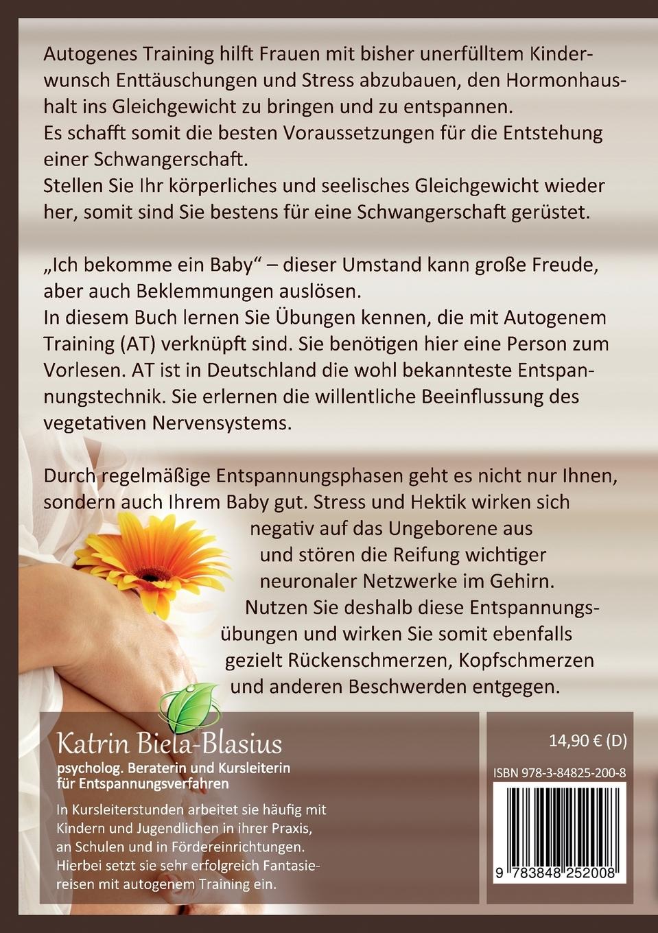 Rückseite: 9783848252008 | Entspannung | Katrin Biela-Blasius | Taschenbuch | 68 S. | Deutsch
