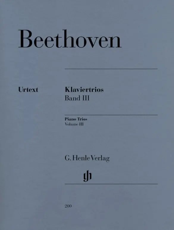 Cover: 9790201802008 | Ludwig van Beethoven - Klaviertrios, Band III. Band.3 | Klugmann