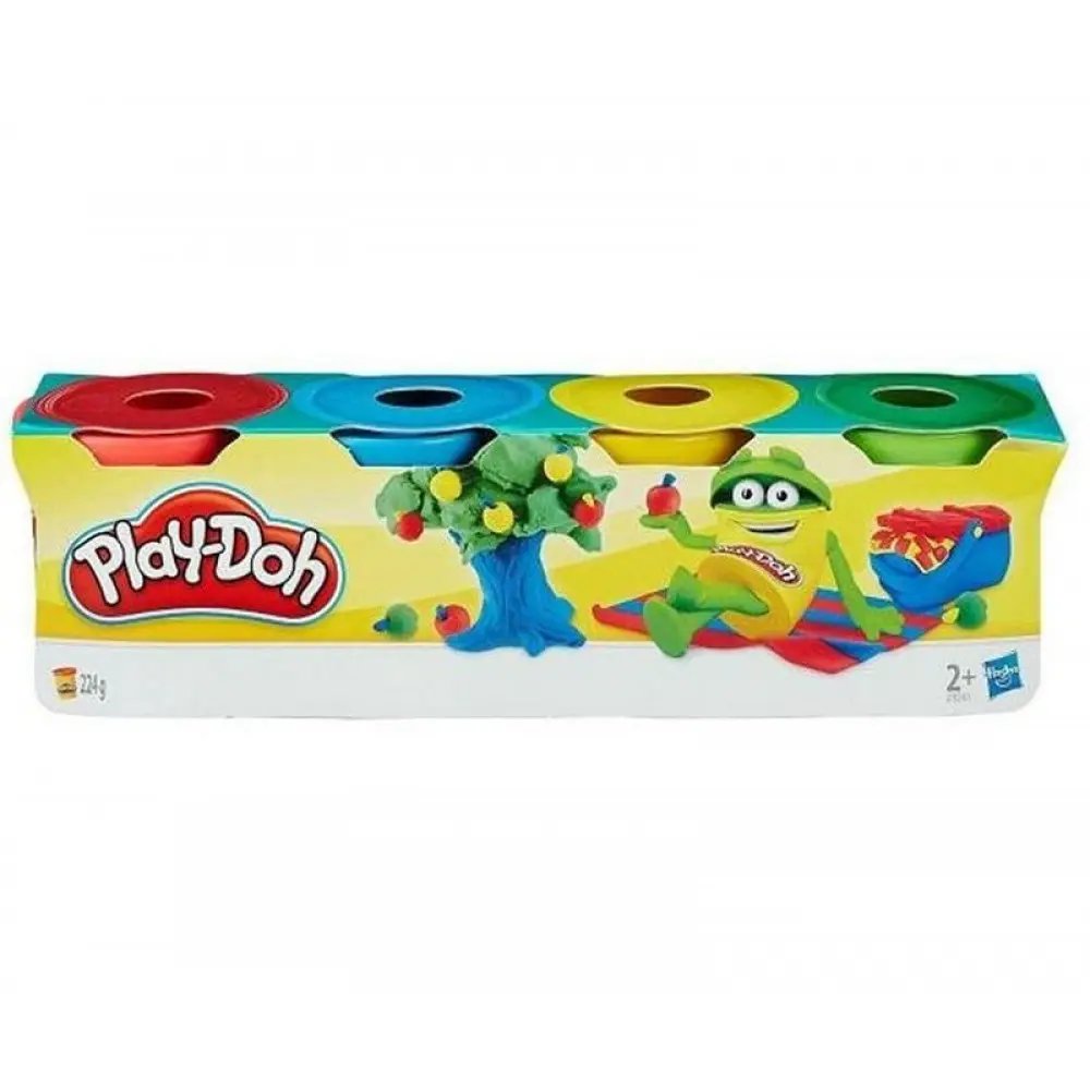 Bild: 5010994922108 | Play-Doh 4er-Pack 224gr, 6x20,5cm | 0010104523241EU40 | 2025 | Hasbro
