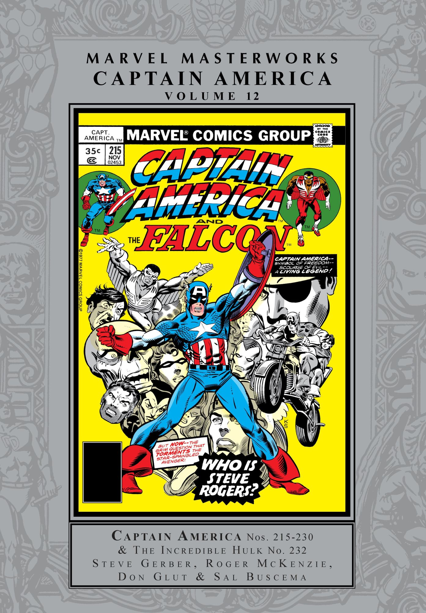 Cover: 9781302922108 | Marvel Masterworks: Captain America Vol. 12 | Steve Gerber | Buch