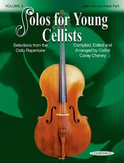 Cover: 9781589512108 | Solos for Young Cellists Cello Part and Piano Acc., Vol 3 | Cheney