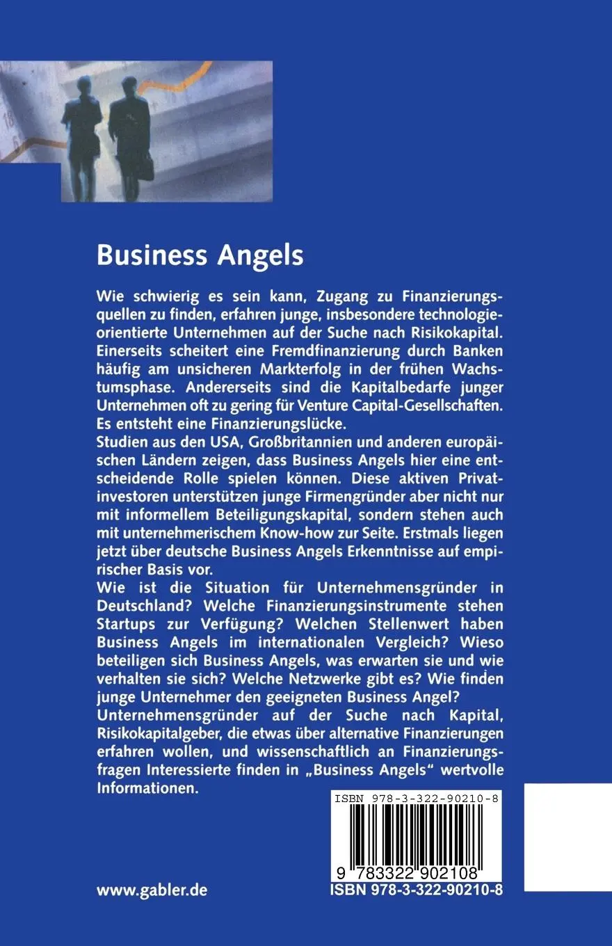 Rückseite: 9783322902108 | Business Angels | Malte Brettel (u. a.) | Taschenbuch | xii | Deutsch