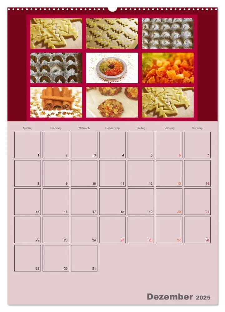 Bild: 9783457022108 | Food (Wandkalender 2025 DIN A2 hoch), CALVENDO Monatskalender | 2025
