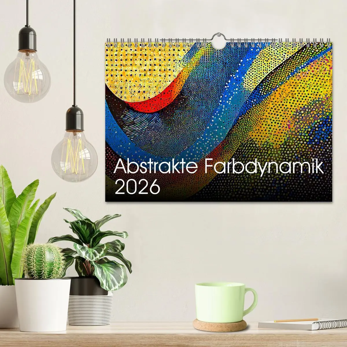 Bild: 9783457332108 | Abstrakte Farbdynamik (Wandkalender 2026 DIN A4 quer), CALVENDO...
