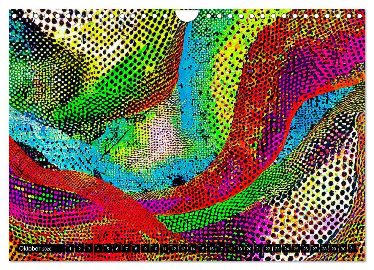 Bild: 9783457332108 | Abstrakte Farbdynamik (Wandkalender 2026 DIN A4 quer), CALVENDO...