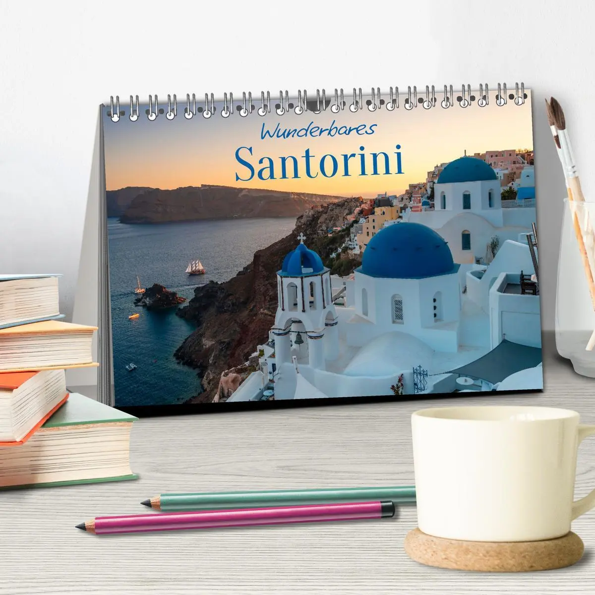 Bild: 9783457572108 | Wunderbares Santorini - Matteo Colombo (Tischkalender 2026 DIN A5...