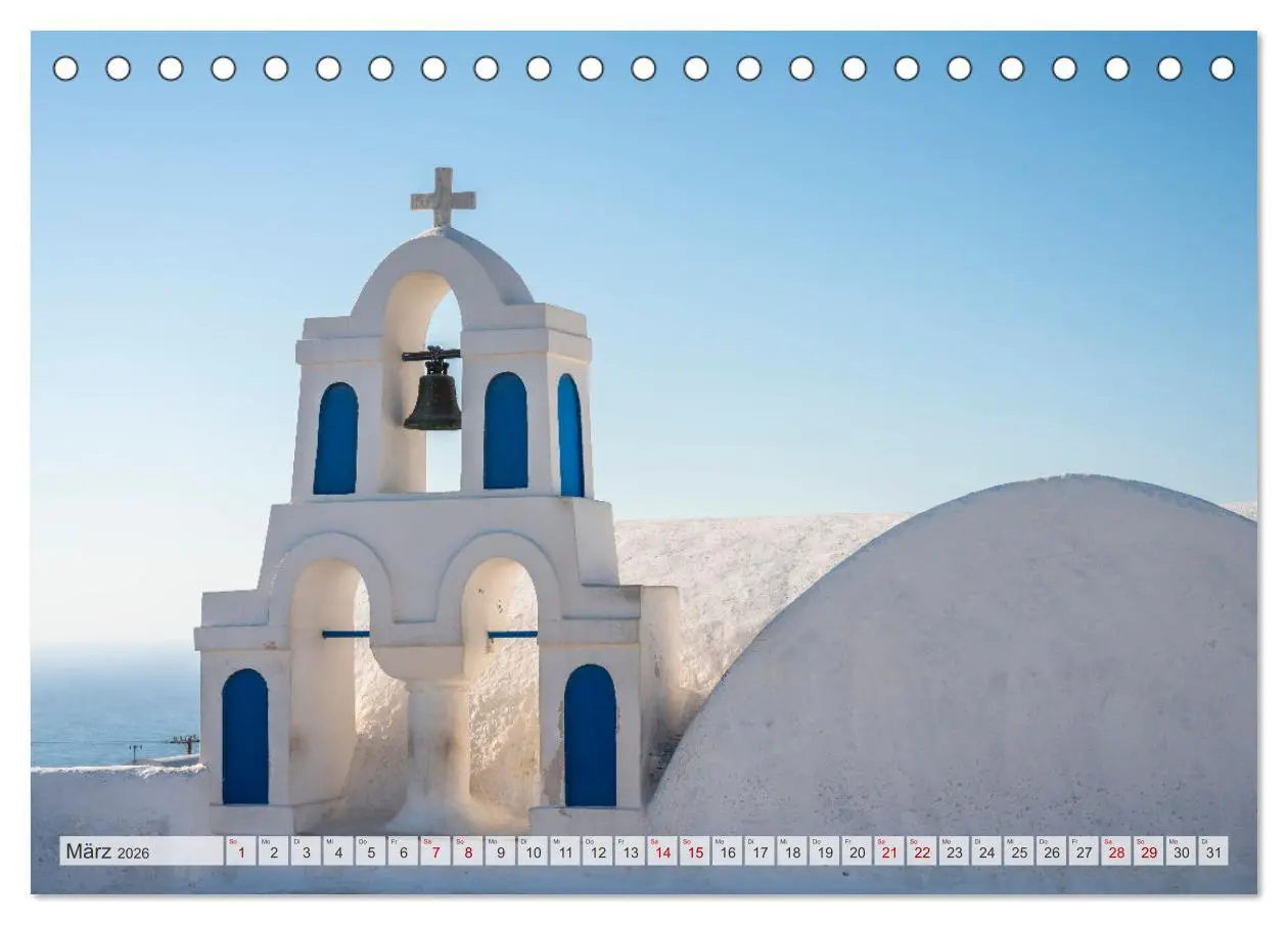 Bild: 9783457572108 | Wunderbares Santorini - Matteo Colombo (Tischkalender 2026 DIN A5...