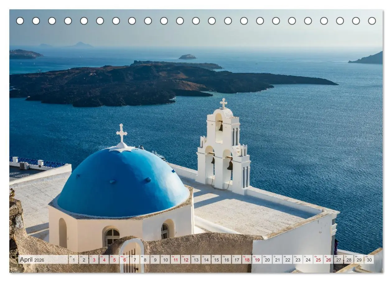 Bild: 9783457572108 | Wunderbares Santorini - Matteo Colombo (Tischkalender 2026 DIN A5...