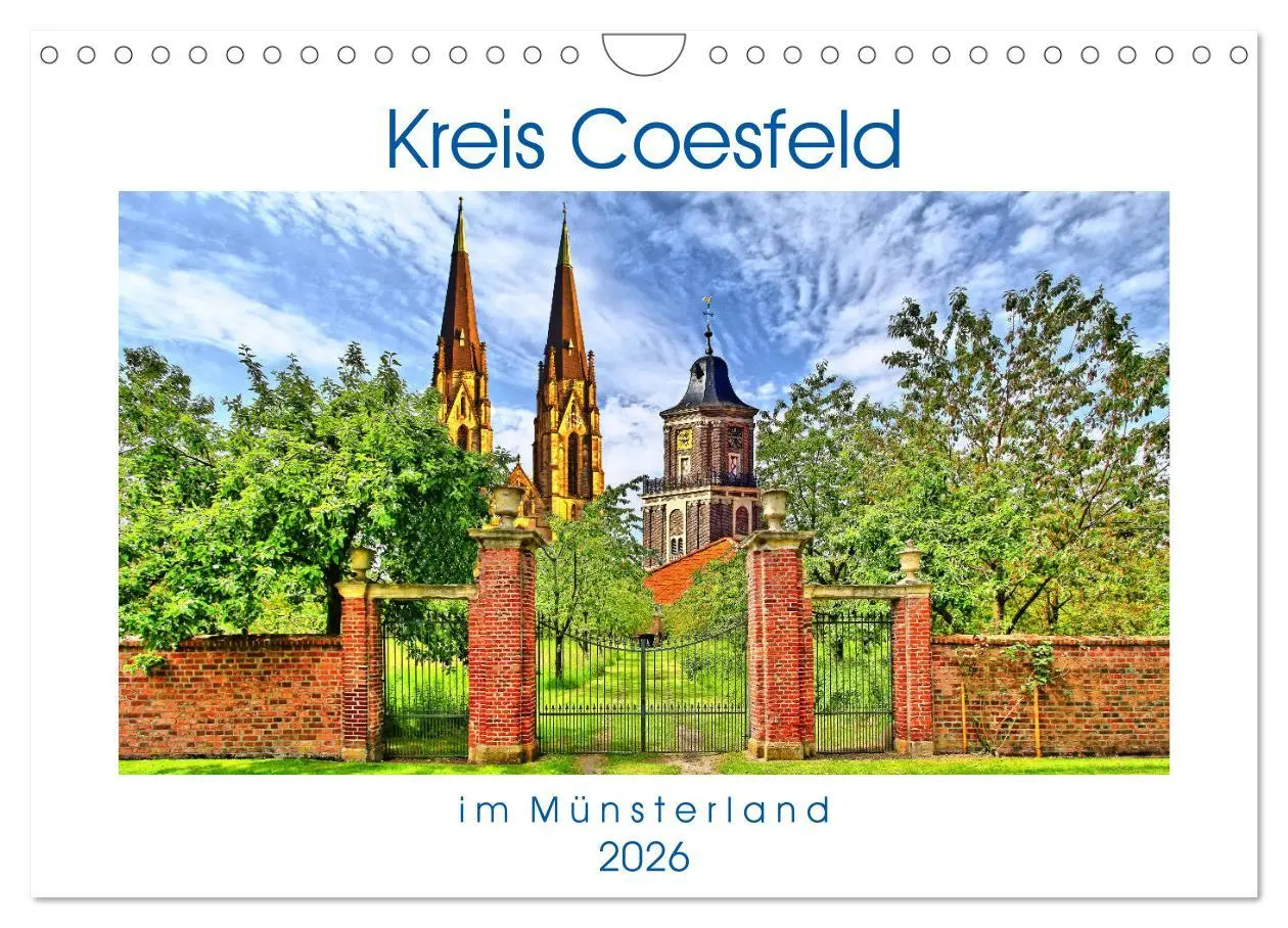Cover: 9783457952108 | Kreis Coesfeld im Münsterland - Stadt Land Fluß (Wandkalender 2026...